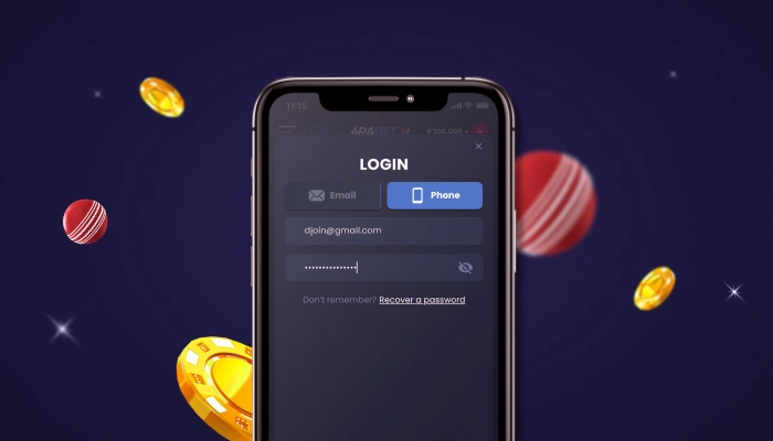 log in via phone